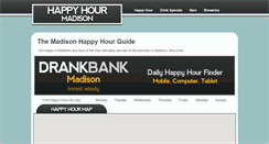 Desktop Screenshot of happyhourmadison.com